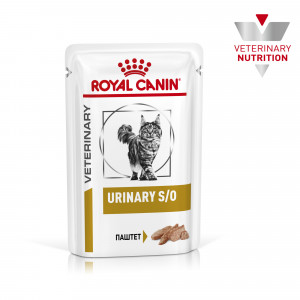 Royal Canin Urinary S/O Feline Корм диетический для кошек при мочекаменной болезни, паштет, 0,085 кг