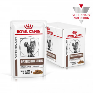 Royal Canin Gastrointestinal Moderate Calorie Корм влажный диетический для кошек с нарушениями пищеварения, 85г