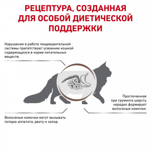 Royal Canin Gastrointestinal Hairball Корм сухой диетический для взрослых кошек при нарушениях пищеварения, 0,4 кг