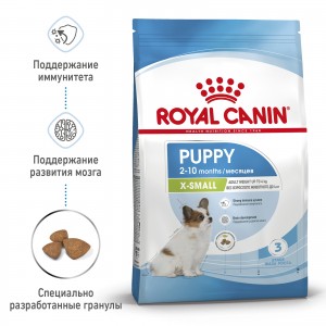 Royal Canin X-Small Puppy Корм сухой для щенков очень мелких размеров до 10 месяцев, 3 кг