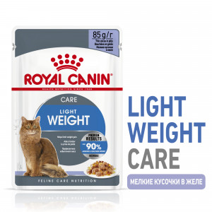 Royal Canin Light Weight Care Корм консервированный для взрослых кошек в желе, 85г