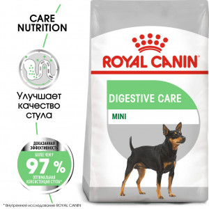 Royal Canin Mini Digestive Care Корм сухой для взрослых собак мелких размеров с чувствительным пищеварением, 3 кг
