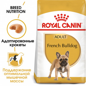 Royal Canin French Bulldog Adult Корм сухой для взрослых собак породы Французский Бульдог от 12 месяцев, 3 кг
