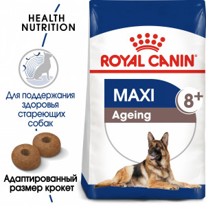 Royal Canin Maxi Ageing 8+ Корм сухой для стареющих собак крупных размеров от 8 лет и старше, 15 кг