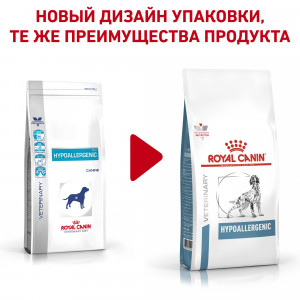 Royal Canin Hypoallergenic DR 21 Canine Корм сухой диетический для взрослых собак при пищевой аллергии, 2 кг