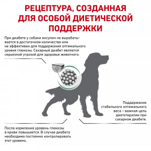 Royal Canin Diabetic DS 37 Canine Корм сухой диетический для взрослых собак при сахарном диабете, 1,5 кг