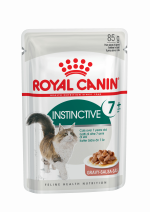 Royal Canin Instinctive 7+ Корм консервированный для кошек старше 7 лет (мелкие кусочки в соусе), 85г