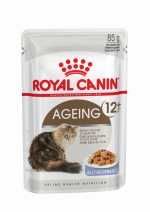 Royal Canin Ageing 12+ Корм консервированный для стареющих кошек в возрасте старше 12 лет в желе, 85г