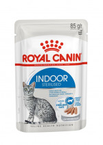 Royal Canin Indoor Sterilized Корм консервированный для взрослых кошек, постоянно живущих в помещении, паштет, 85г