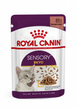 Корм консервированный полнорационный Royal Canin для взрослых кошек (в возрасте от 1 года до 7 лет), стимулирующий вкусовые рецепторы, кусочки в соусе